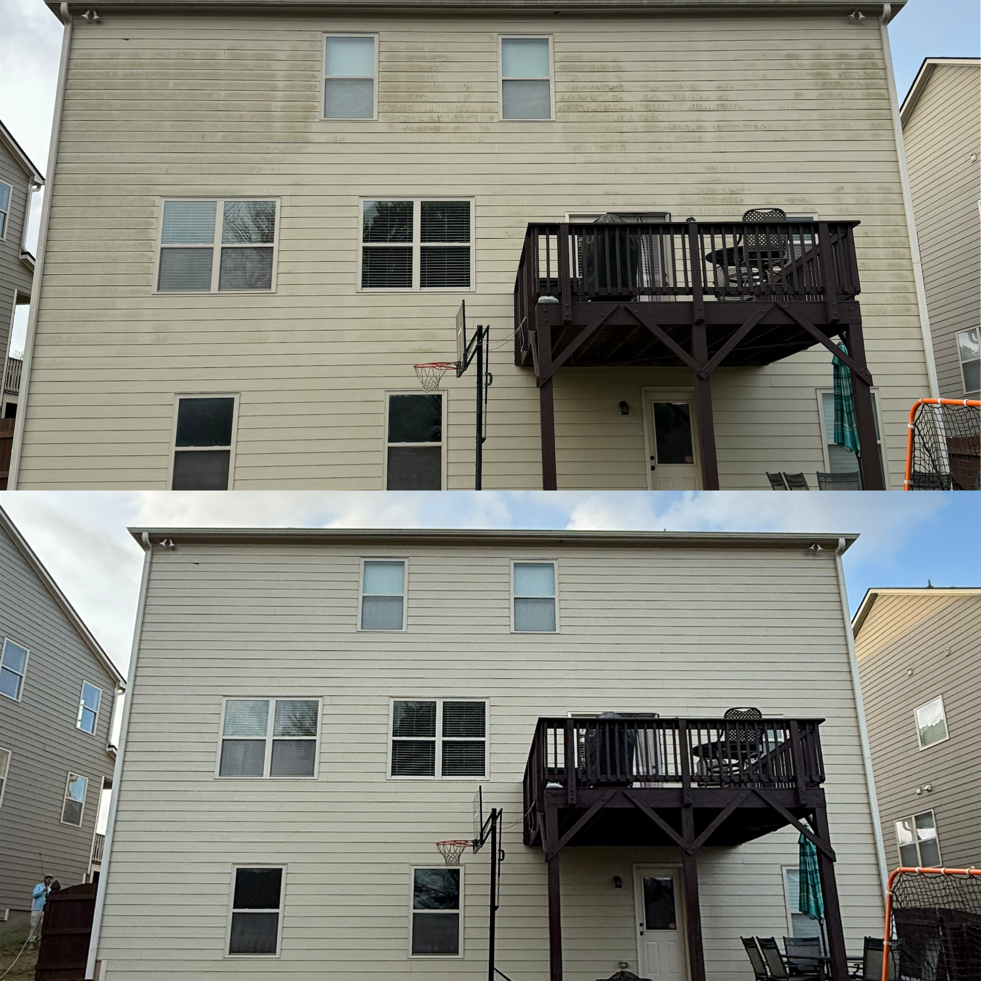 House washing results